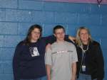 Tim poses with Denise Presnell and Amy Michaels